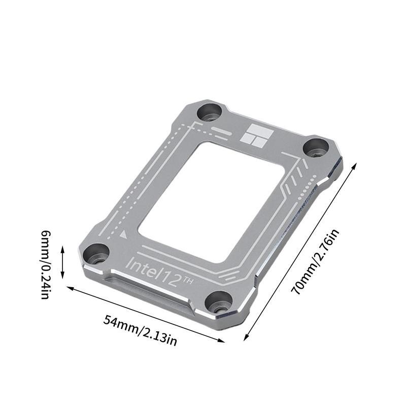 12th CPU Frame Protector Anti-Off alluminio CPU Bending Corrector Frame Anti-Off LGA1700-BCF telaio sostitutivo in alluminio