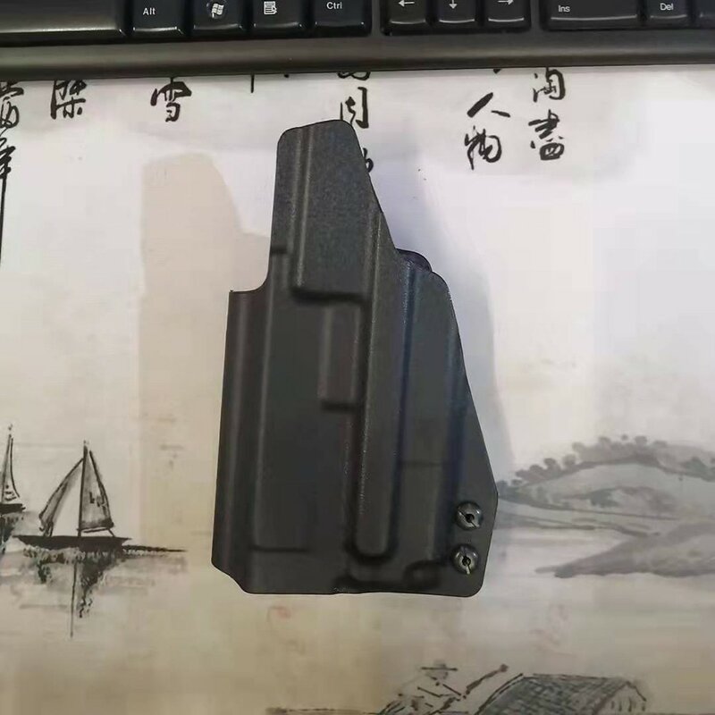Zwarte 250G Plastic Interne Taurus Lederen Case Kydex Correalment Lederen Tas Voor Taurus G2c G2 G 2S Rechterkant Deel Iwb Case