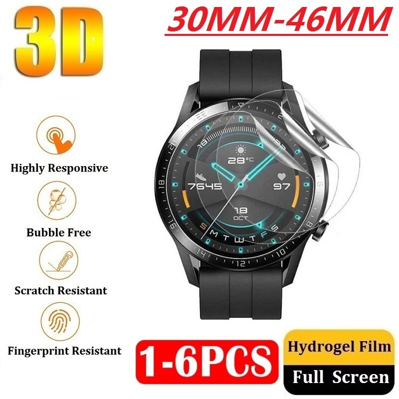 Smartwatch Smart Watch Screen Protector Film 42mm 40mm 39mm 38mm 37mm 36mm 35mm 34mm 33mm 44mm 30mm-46mm Smart Watch Accessories