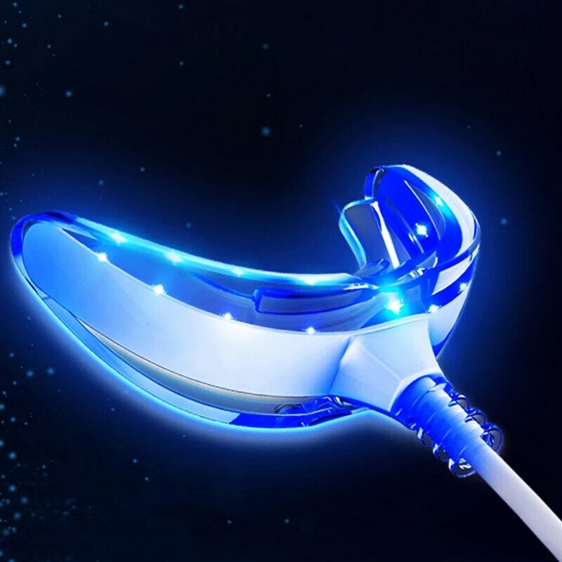 1PCS 3in1 Zähne Bleaching 16 Lichter Timed Smart Led Tragbare USB Aufladbare Blau Licht Mundpflege Bleich Zähne Bleaching