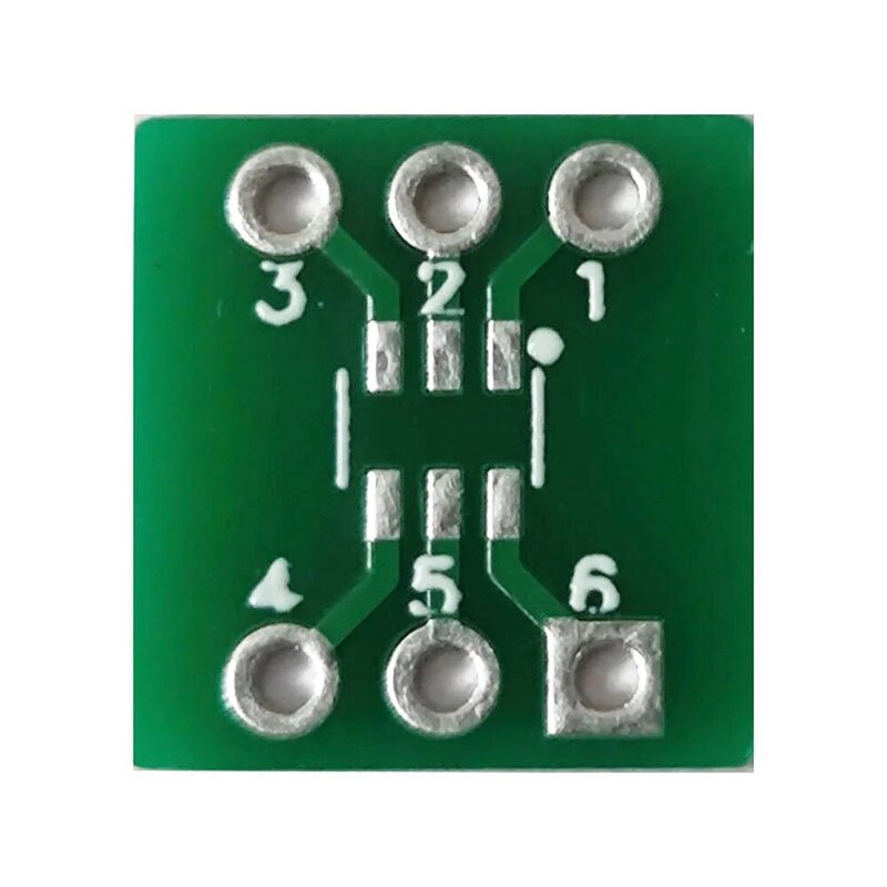 Placa adaptadora de SOT23-6 SC-70, placa convertidora, Parche de Pinboard SMD a DIP, 0,5mm, 0,65mm, tablero de transferencia de espaciado