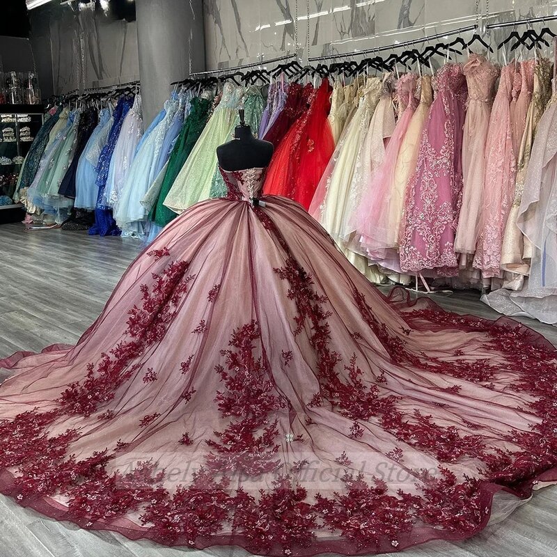 Женское бальное платье с кружевной аппликацией, роскошное платье в арабском стиле для девушек 16 лет, бальное платье для торжества и выпускного вечера, 14 лет