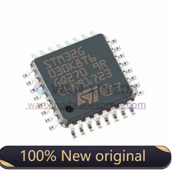 STM32G030C8T6 STM32G030F6P6 STM32G030K6T6 STM32G030C6T6 STM32G030K8T6 ARM Cortex-M0 64MHz Flash memory: 64K@x8bit RAM: 8KB MCU
