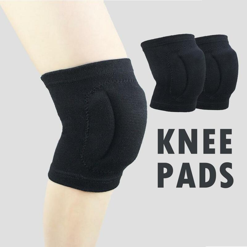 Bantalan lutut olahraga dewasa anak, pelindung lutut tari untuk pelindung kebugaran pendukung tempurung lutut Yoga voli