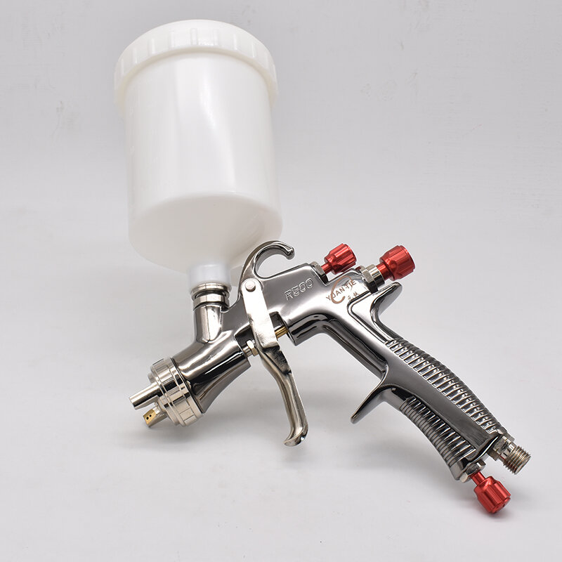 Air Spray Gun Kit Aerógrafo, Alimentação Gravidade, Pintura Automóvel, R500 LVLP, 1.3mm, 1.5mm, 1.7mm, 2.0mm Bico