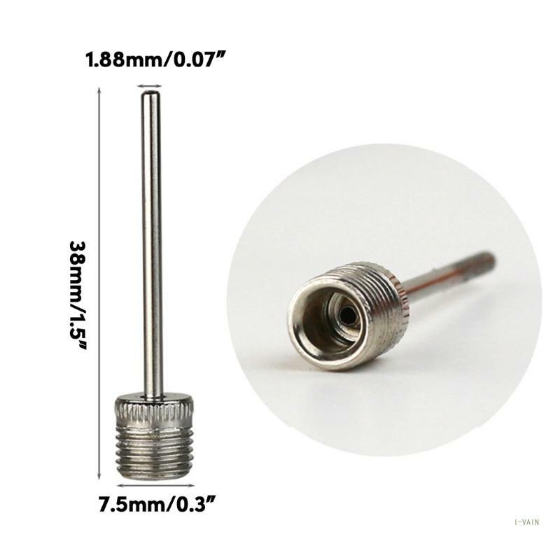 M5TC 3/6pcs Balls Pumps Inflation Needle Stainless Steel Air Pumps Needle for Blowing Up Football, Basketball, Volleyball