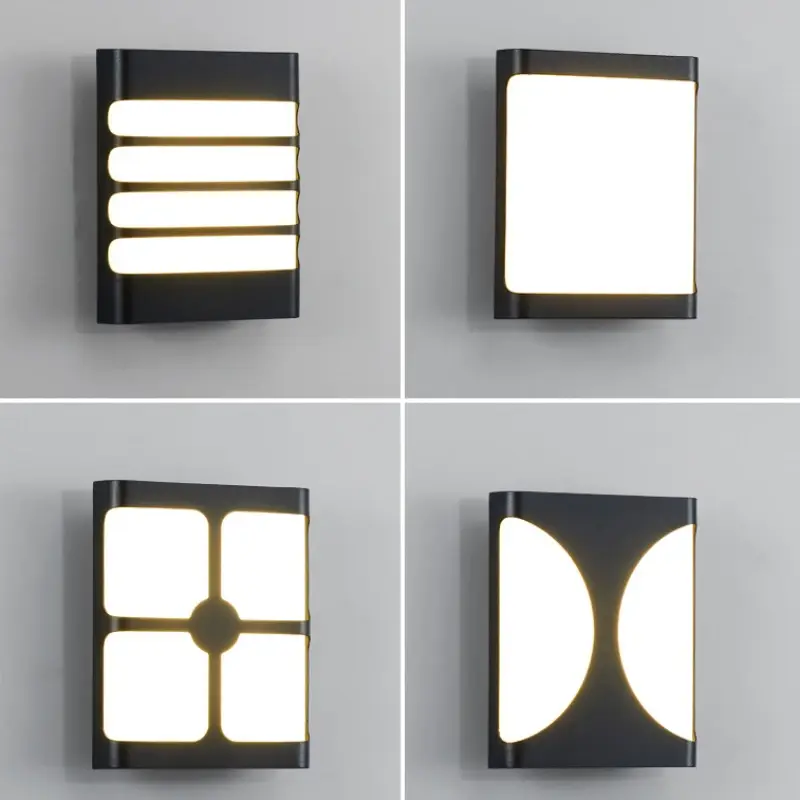 Modern Outdoor LED Wall Lamp Waterproof IP65 Garden Aisle Balcony Entryway Wall Sconce Home Decoratioan Light Fixture Luster