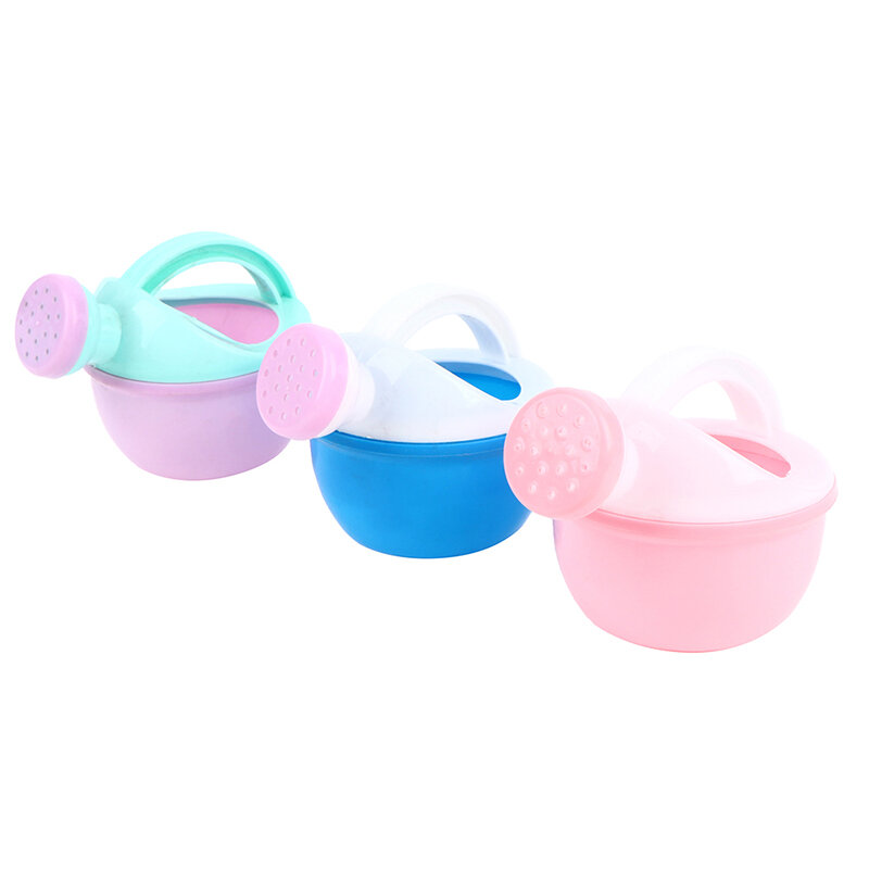Mainan mandi bayi warna-warni plastik alat menyiram Pot mainan mandi untuk anak-anak Gif