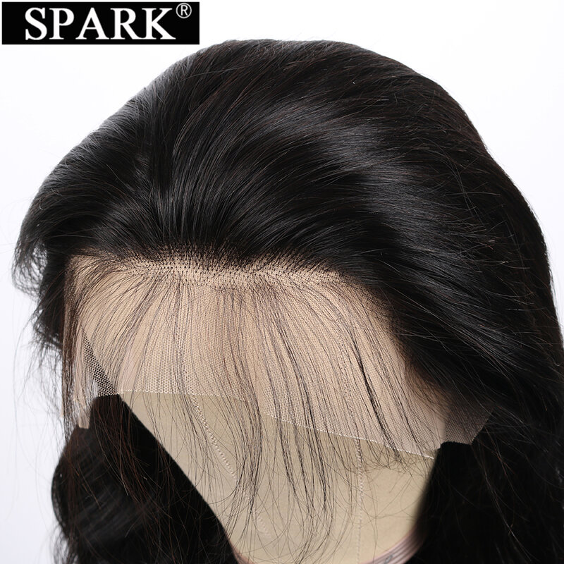 Perruque Lace Wig 100% naturelle, cheveux humains, 13x4, ombré T1B 4 27 document, pour femmes