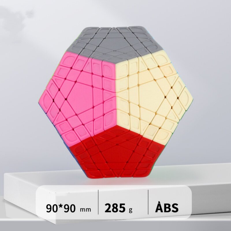 YuXin HuangLong magiczna kostka Megamin 5x5 Megaminxed Dodecahedron profesjonalna prędkość zabawki edukacyjne zabawki edukacyjne dla dorosłych