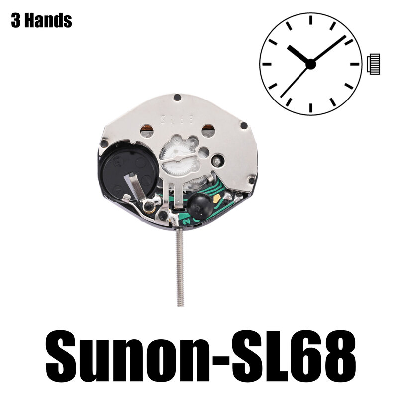SL68 движение sunon SL68 Movemen дешевая альтернатива 2035 аксессуары для перемещения Ремонт Запасные части часы механизм