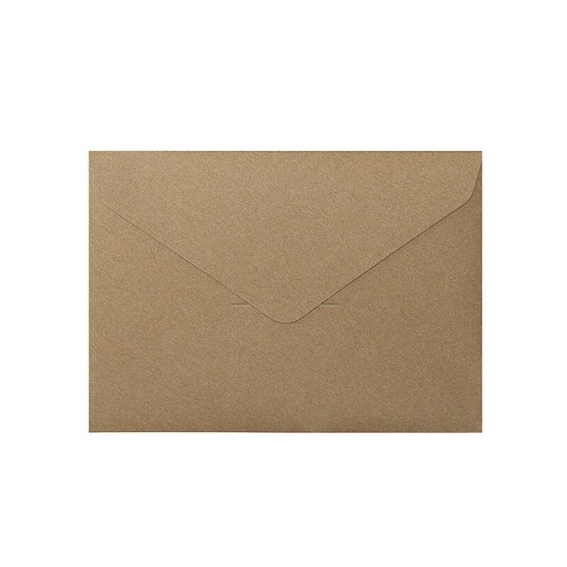 20 szt. Papierowych kopert klapką V na zaproszenia, list, kolorowe koperty D5QC