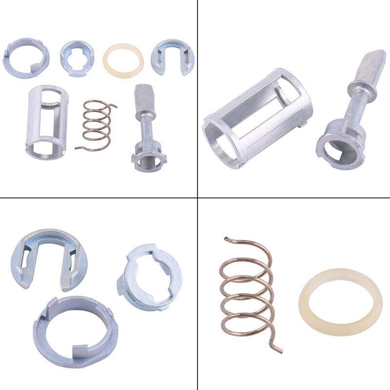 Door Lock Cylinder Repair Kit, Frente Esquerda e Direita Peças para MK4 GOLF BORA