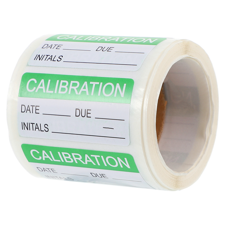 Auto-adesivo Calibração Etiqueta Roll, etiqueta de gravação, controle de voz, qualidade, 300pcs por rolo