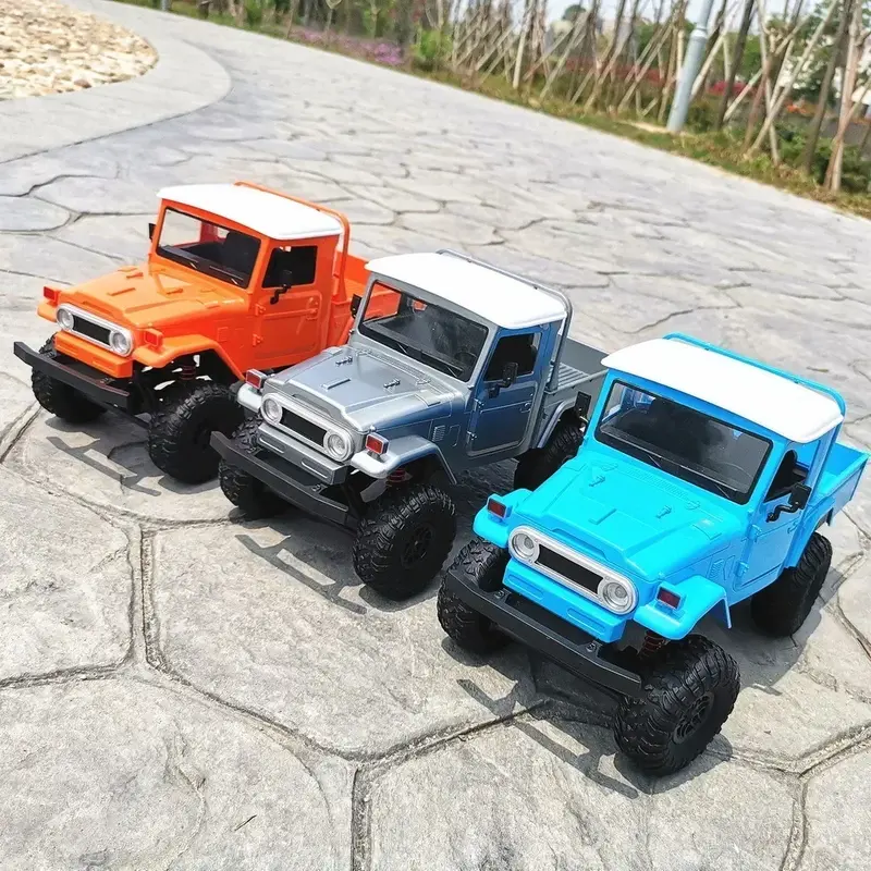 New Mn45 4wd Rc Off Road Pickup Multi-site Adaptation Slope Climbing Alloy Structure Simulation Grip Tire Rc Racing Truck Gifts