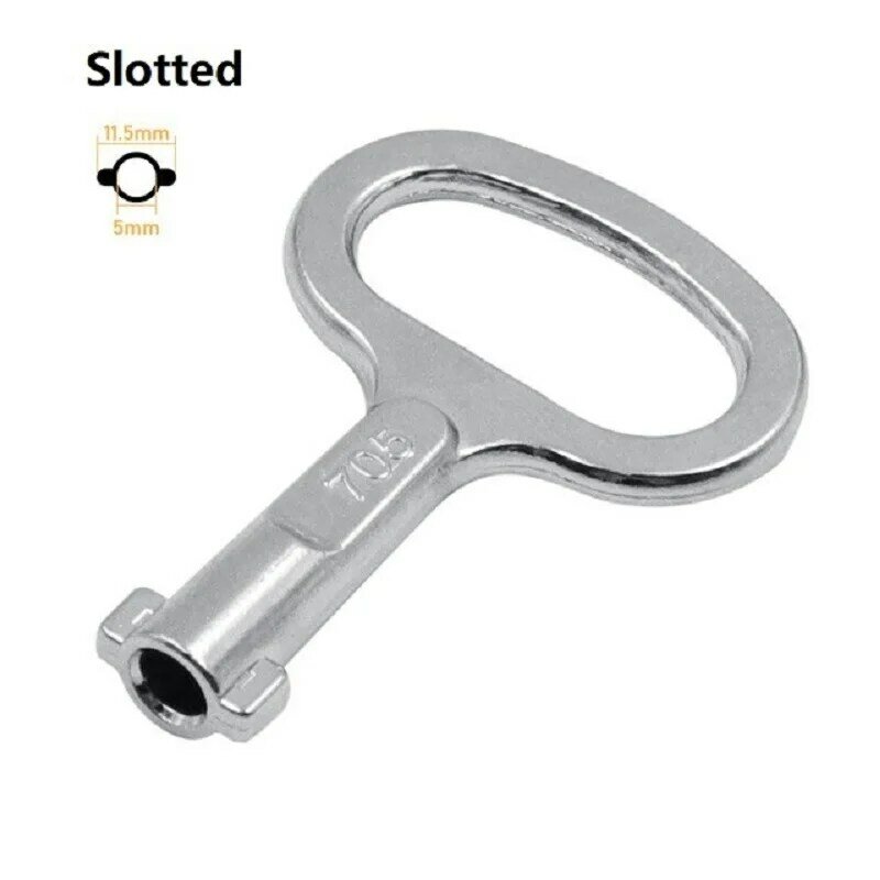 2 Types Wear Resistance Zinc Alloy Durable Sturdy Key Wrench Durable Sturdy For Electric Cabinet Control Cabinet