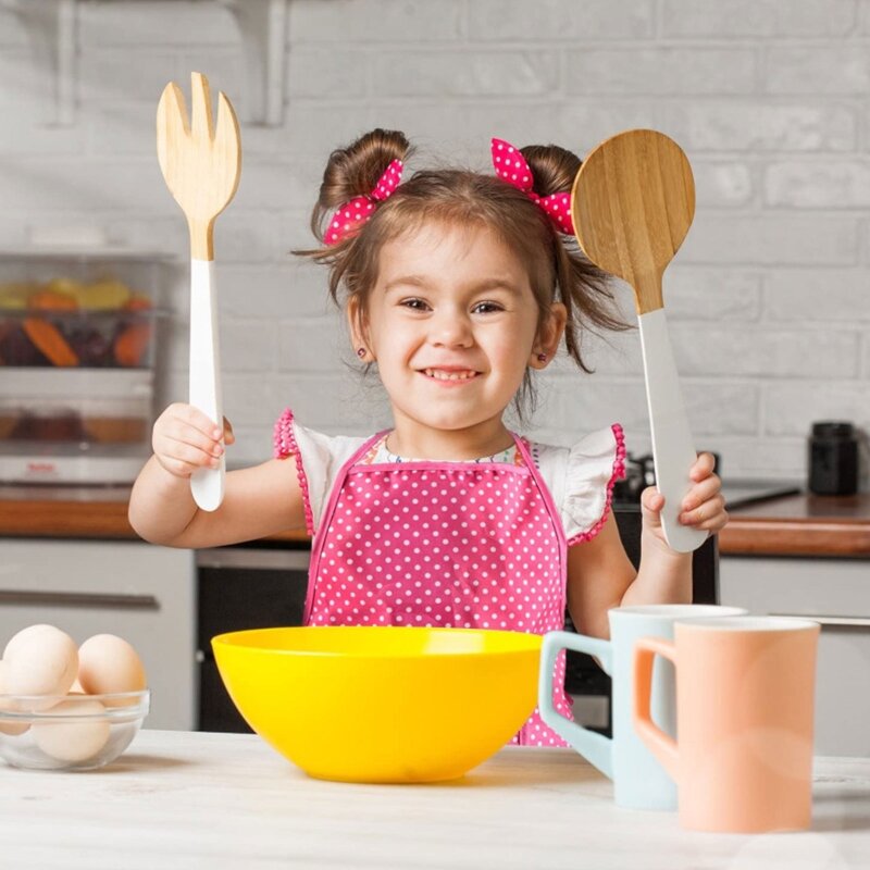 مجموعة ملابس الشيف للأطفال، مجموعة ألعاب المطبخ، مجموعة ملابس الشيف للأطفال، أدوات الطبخ، لعبة اللعب للأعمار QX2D