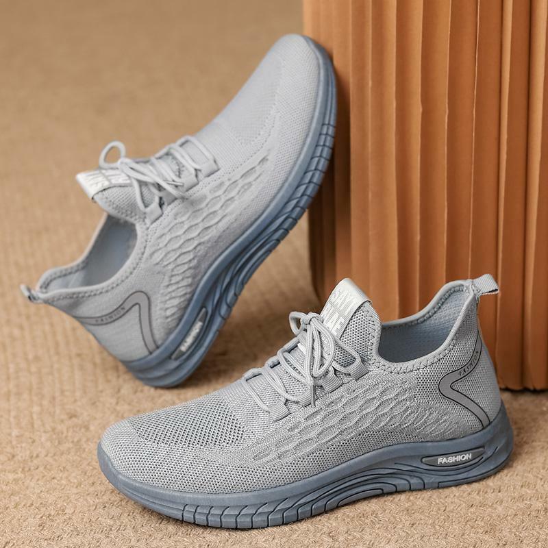 Men's Casual Shoes Autumn Wear-Resistant Sports Shoes Men's Trendy Soft Bottom Boys Comfort and Casual Running Shoes