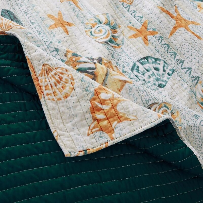 Kona Luxurious Ultra Soft Cotton Throw Blanket Ocean 50" x 60"
