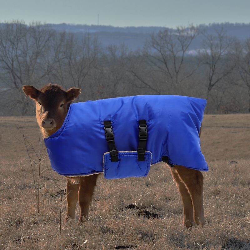 Farm Calf Vest Warm Clothing Winter Coat Warm Apparel Pasture Cold Proof Clothing Calf Dog Wrap Thermal Insulation Coat Vest