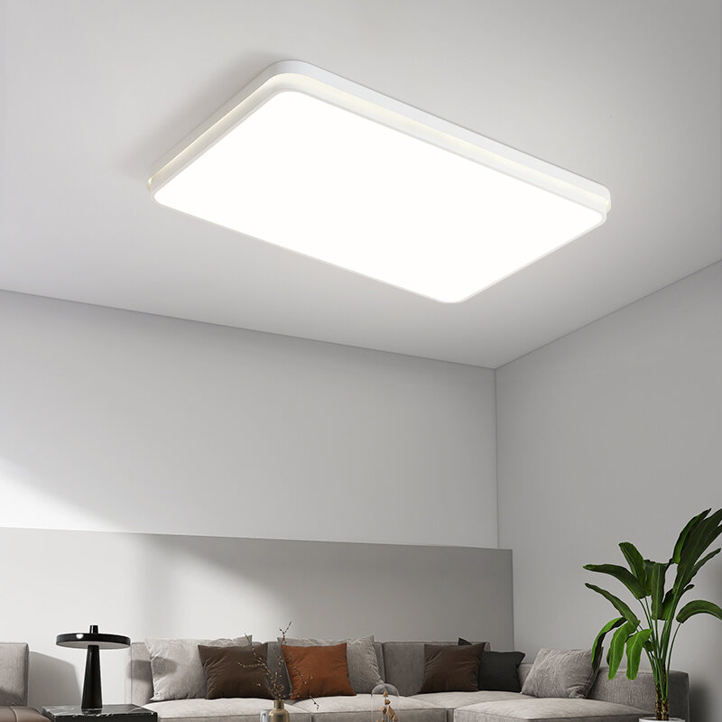 Lampu plafon LED tersembunyi baru, lampu ruang tamu lampu kamar tidur suasana Modern sederhana lampu balkon restoran Nordik bulat
