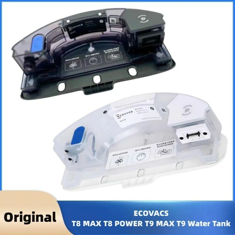 Tanque de água Componentes Robô Vácuo Acessórios Peças, Ecovacs Deebot OZMO T9 MAX T9 POWER T8 POWER, original