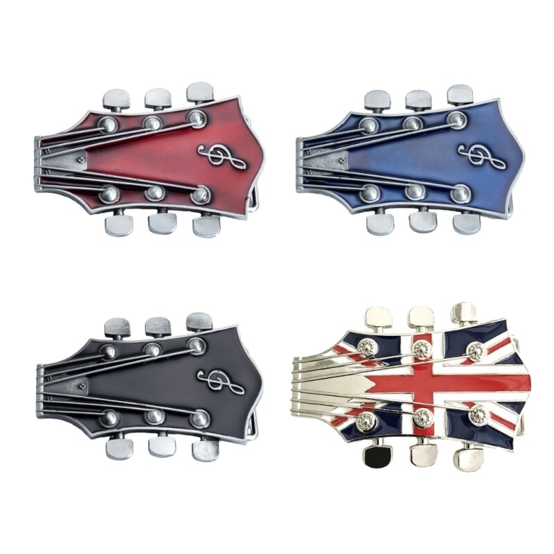 Guitar Belt Buckle for Waist Belt Replacement Music Lover Clothing Accessories