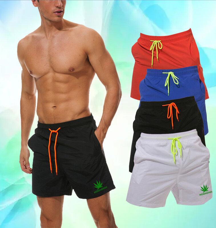 HDDHDHH-Shorts décontractés College pour hommes, vêtements de plage d'été à séchage rapide, nouvelle collection