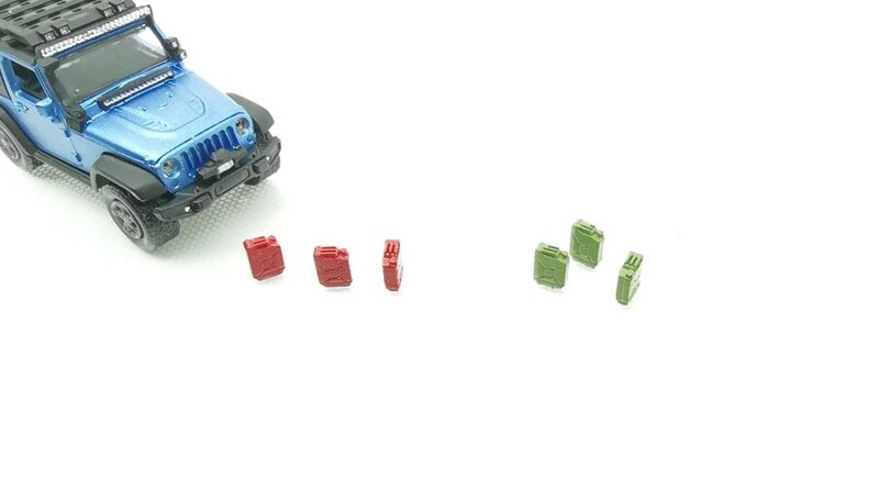 Cubo de aceite de simulación de modelo de coche, olla de aceite de vehículo estándar, Escena de garaje, A019, 3 piezas, 1:64