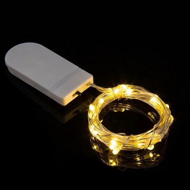 Impermeável LED Twinkle Fairy String Luzes, pilhas luzes decorativas, DIY Crafting Luzes, 3,3 pés, 10