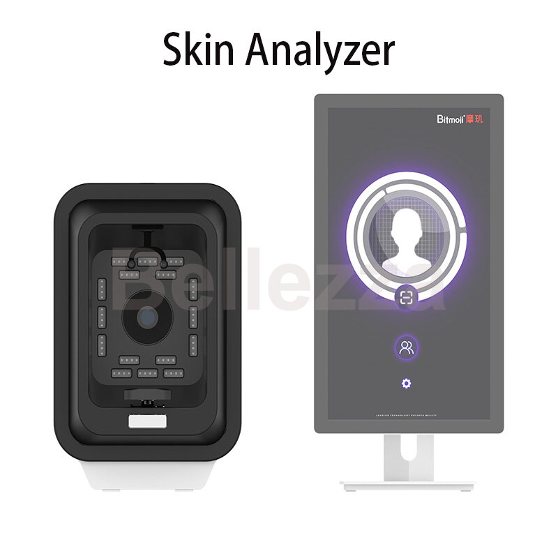 Analyseur de peau du visage 3D, mise à jour, EAU facial, miroir magique, détecteur de test cutané, analyse des pigments d'acné, utilisation en salon