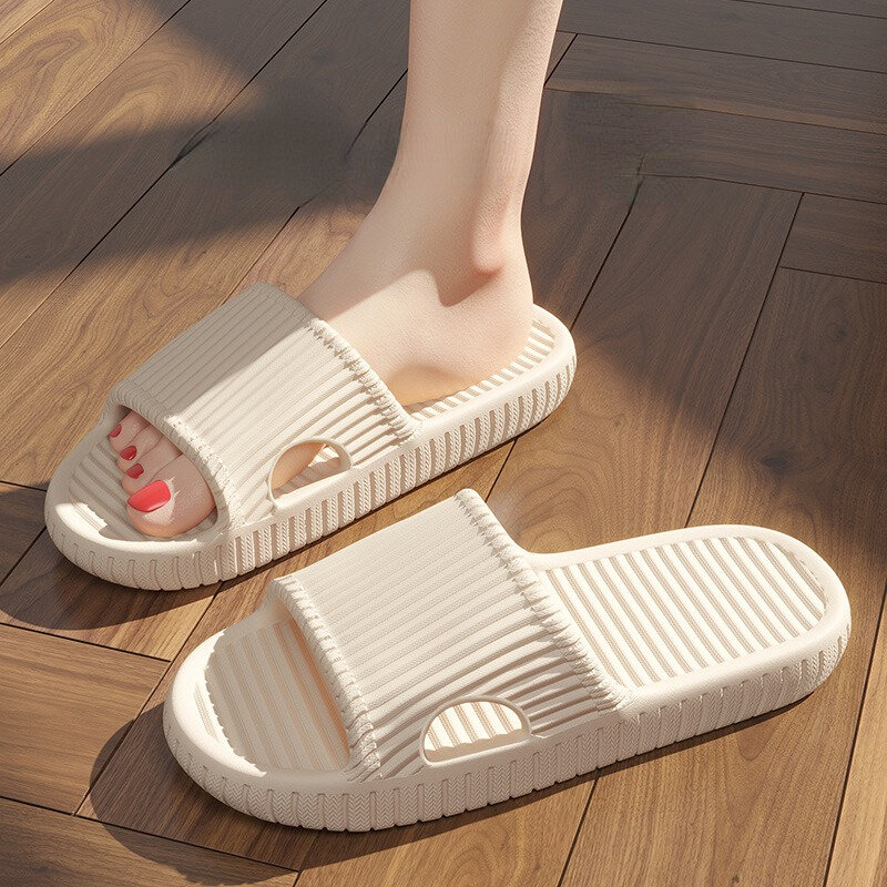 Comemore sandały prosta moda para w domu antypoślizgowe pantofle łazienkowe kobiety do domu mężczyźni slajdy damskie sandały letnie 2024