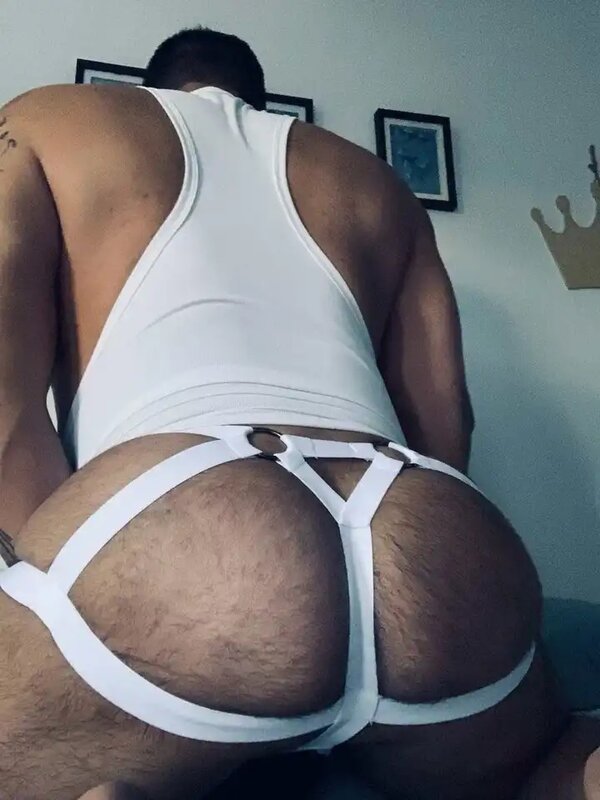 Perizoma perizoma da uomo mutandine erotiche Gay Man Plus Size Slip mutande Slip Sexy Cotton Pouch Open Back Lingerie trasparente