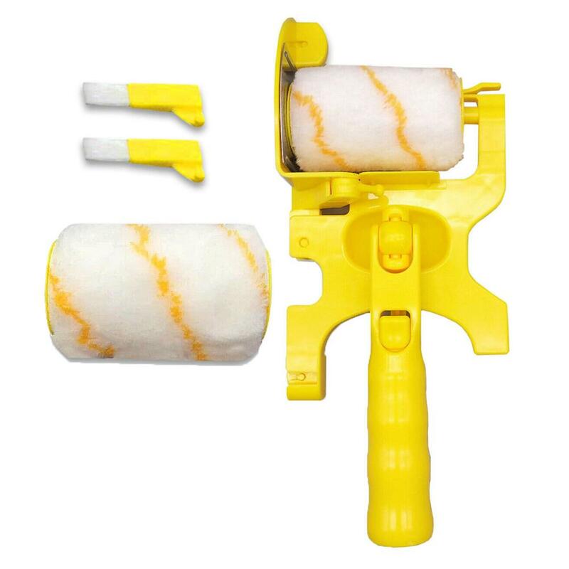 Clean Cut Paint Edger Roller Proffesional Brush Painting Tools Removable Cleaning Brush Safe Tools For Home Wall Ceiling