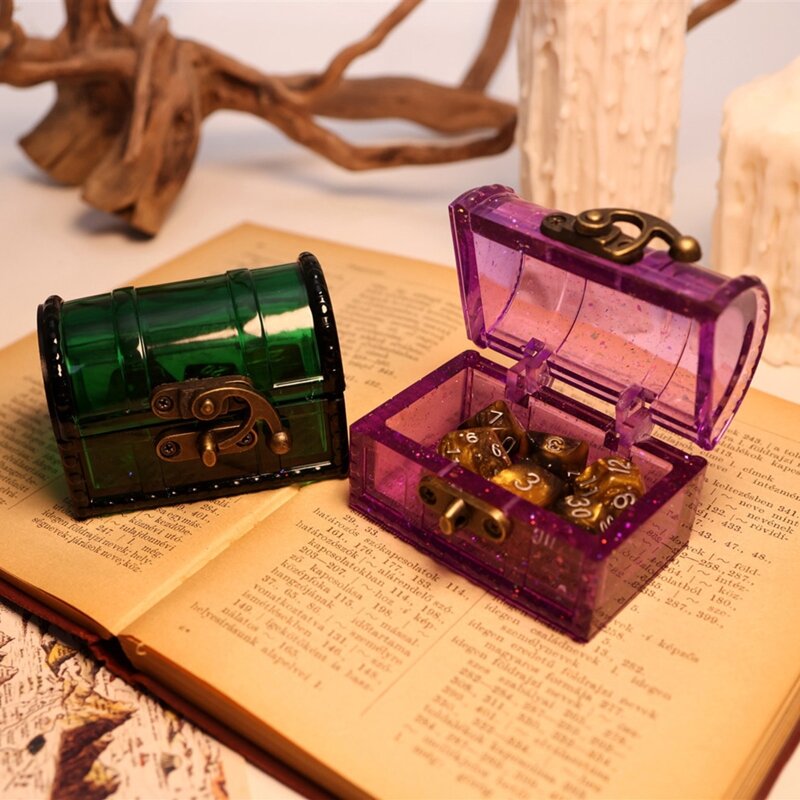Y1UB 3D pudełko na skarby pudełko do przechowywania kostek forma do uchwytu na bibeloty DIY przechowywanie biżuterii