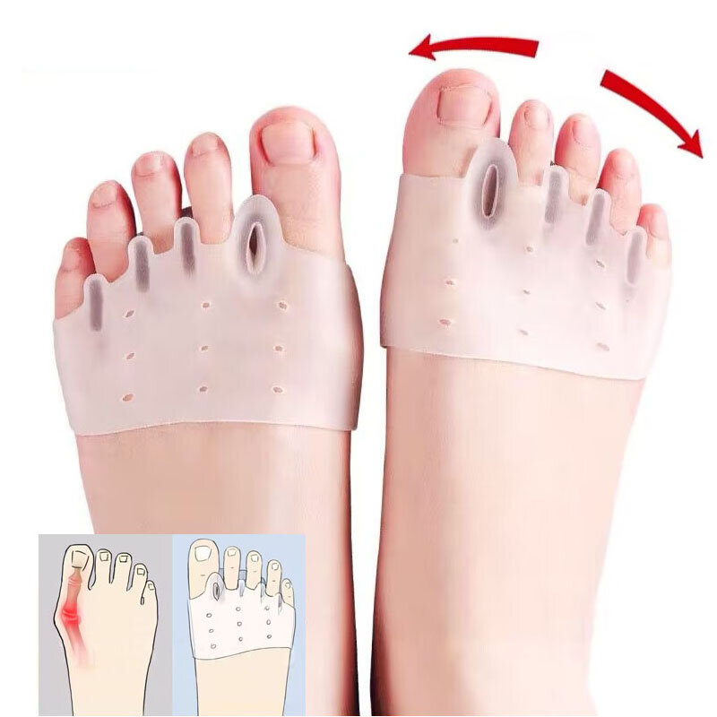 Korektor Bunion untuk wanita pemisah jari kaki pemisah jari kaki pemisah Haluksy penyebar jari kaki korektor Hallux Valgus Bunion