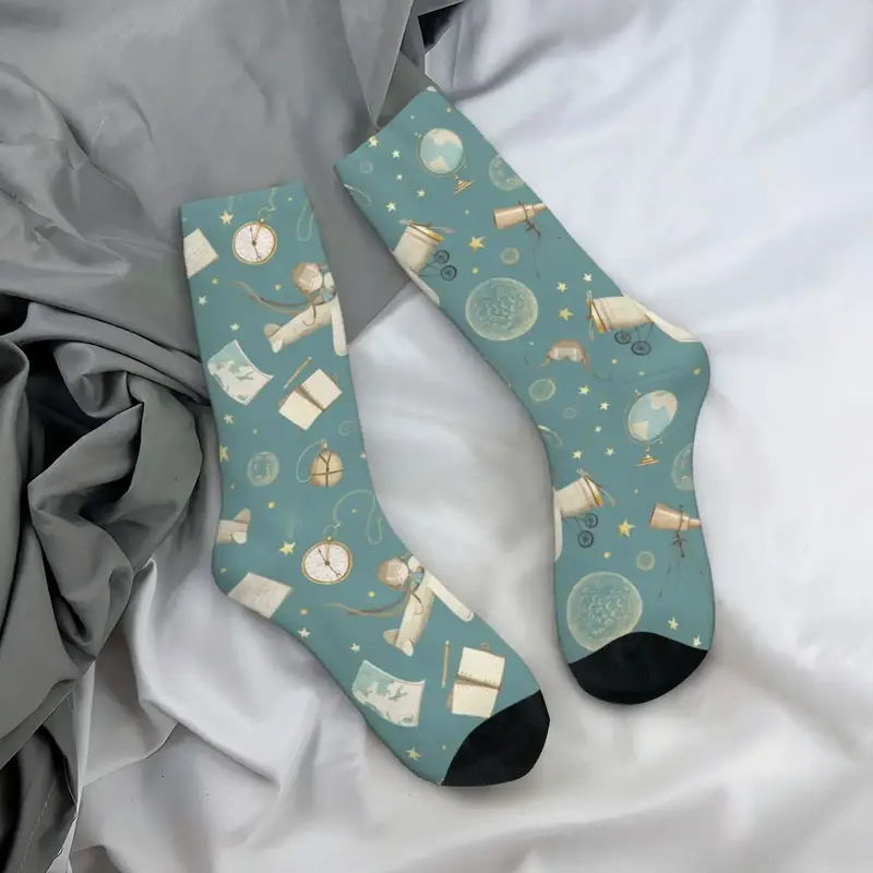The Little Prince Socks Men Women Casual Socks Harajuku Novelty Street Style Socks Gift