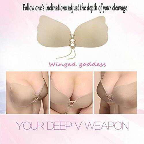 Invisible Strapless Adhesive Stick Bra Strapless Push Up Bras Women Sexy Backless Lingerie Seamless Silicone Bralette Underwear