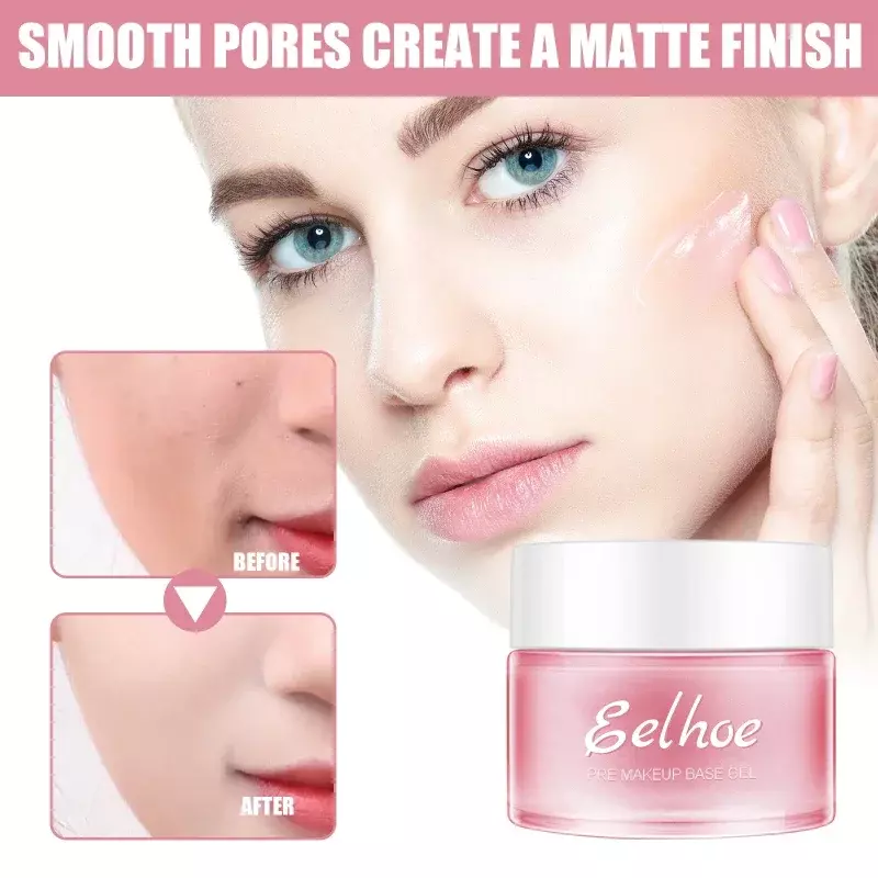 Eelhoe Base Cream, Primer Gel Maquiagem, Corretivo, Hidratante, Isolamento, Poros Encolher, Beleza de Rosto, 30ml