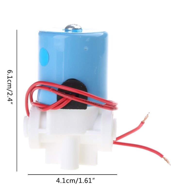 Solenóide entrada água conexão rápida 1/4 "para válvula doméstica máquina água pura P