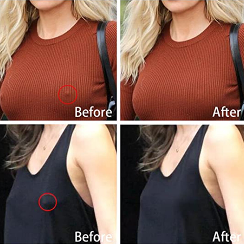 4 Paar wieder verwendbare Brustwarzen abdeckung für Frauen Silikon Brust straffung Pads unsichtbare selbst klebende BH-Liner Brust aufkleber Boob Tape