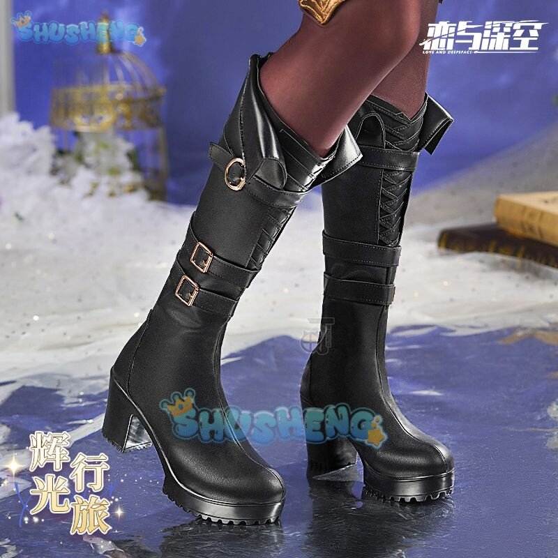 Love and Deepspace Cosplay Heroines Xiguangxinglv  Anime game character prop shoes