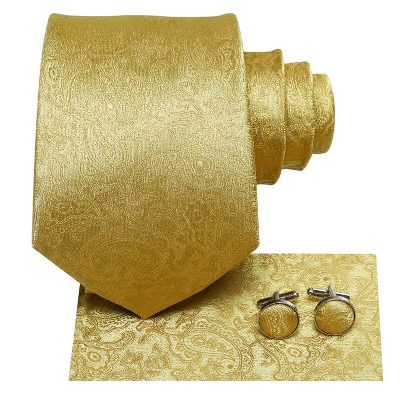 Oi-tie 8.5cm de luxo amarelo xadrez paisley 100% de seda gravata de casamento para homens moda gravata gravatas mens presente negócio gravata festa
