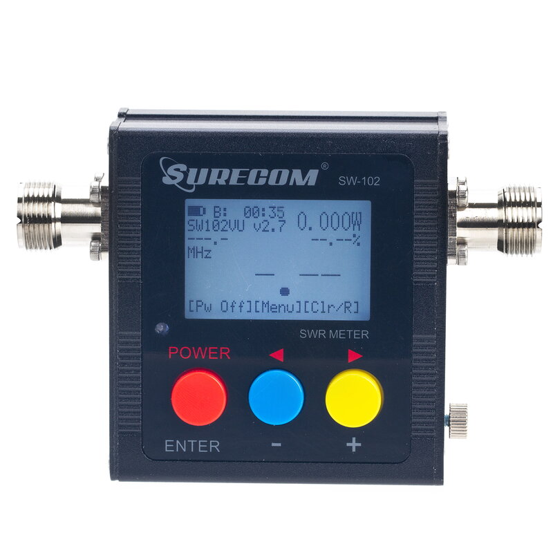SURECOM 양방향 라디오용 SW-102 미터, 125-520 Mhz 디지털 VHF/UHF 전력 및 SWR 미터 SW102