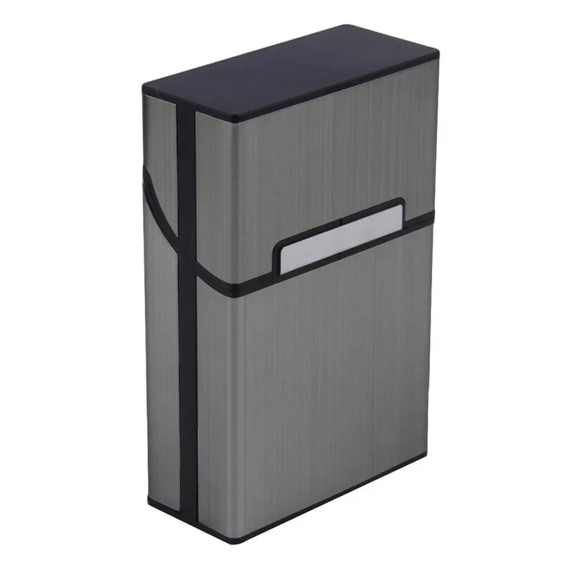 2021 Ultra Thin Fashion Pipe Home Use Light Aluminum Cigarette Case Tobacco Holder Pocket Box Storage Container Discount