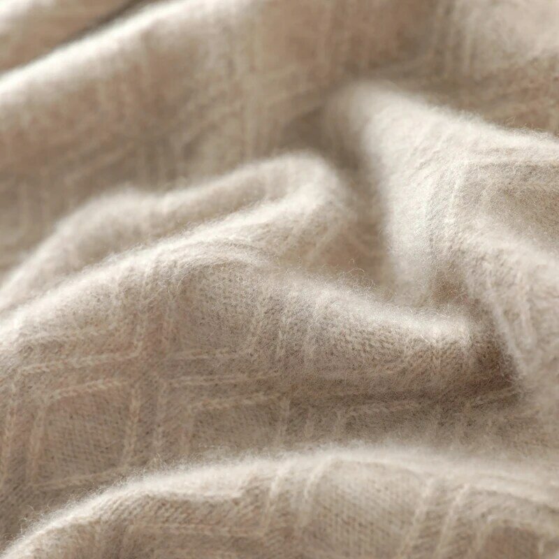 100% pura lana pullover per maglieria uomo maglioni 6 colori inverno Oneck manica intera tinta unita maglioni maschili maglieria calda YL01
