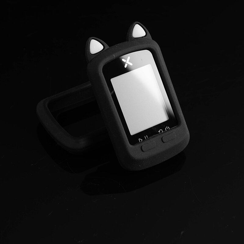 XOSS G + funda de silicona para ordenador de bicicleta, velocímetro GPS, oreja de gato, funda protectora genérica, cronómetro, funda de silicona de alta calidad