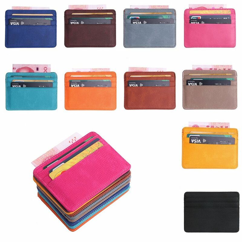 Unisex Money Pouch 4 Card Slots ID Card Case Wallet Card Holder Credit Card Holder