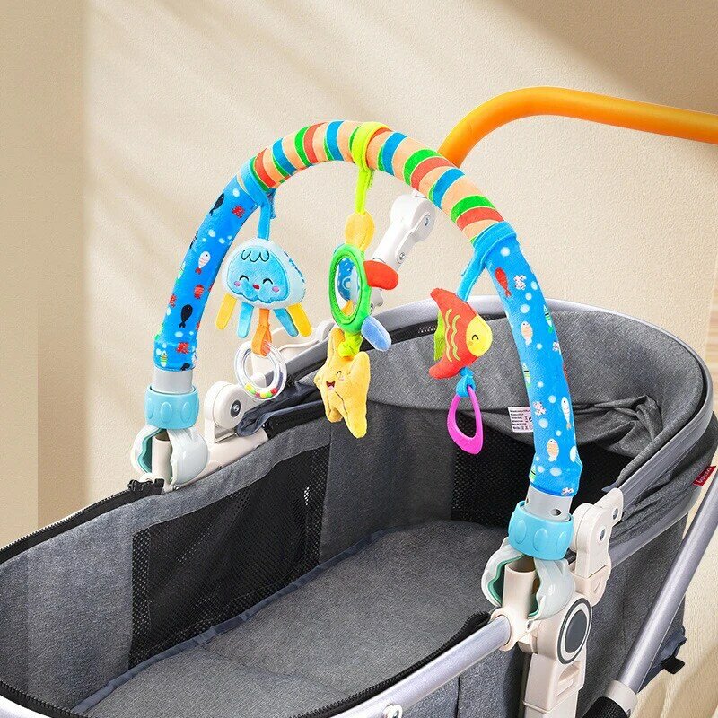 Brinquedo Suspenso Bell para Bebês, Criança Berços, Berço, Stroller Play Arch, Brinquedos de cama recém-nascidos, 0-12 meses