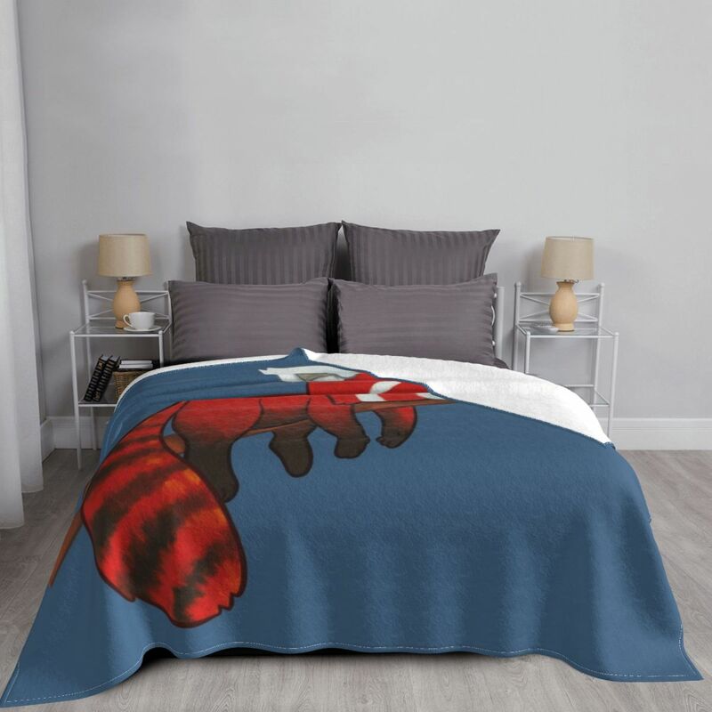 Cobertor do Lance do Panda Vermelho, Cobertor Ponderado, Cobertores xadrez pesados, Cobertores de cama decorativos, Sofá, Dormindo